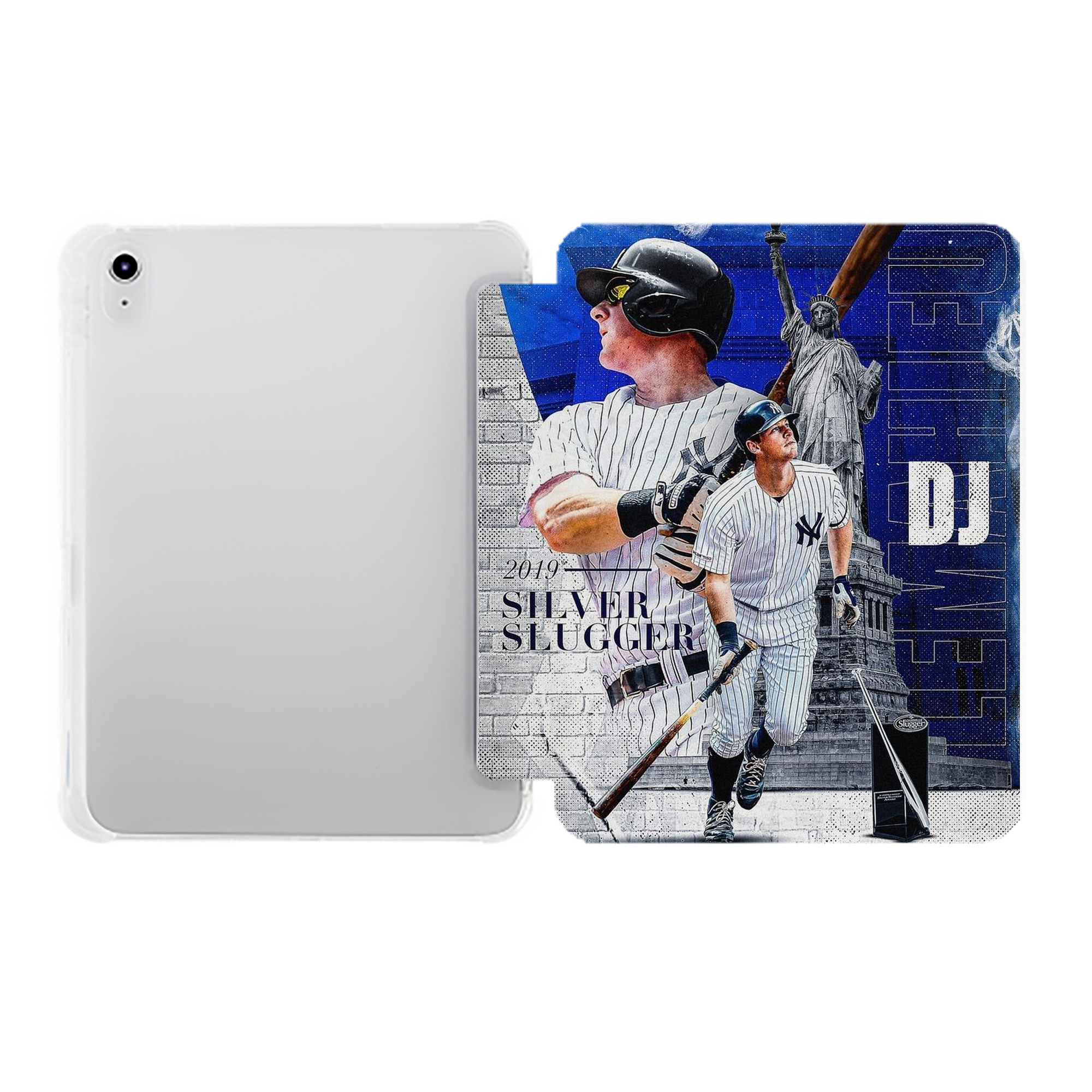 DJ Lemahieu 14 Premium Tri-Fold PU Leather & Silicone IPad Case With Pencil Slot – Fits 9.5,10.5,10.9 – Adjustable Stand, Slim, Protective